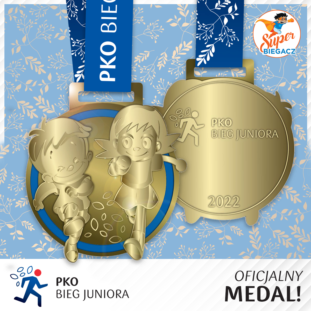 Oficjalny medal PKO Bieg Juniora!