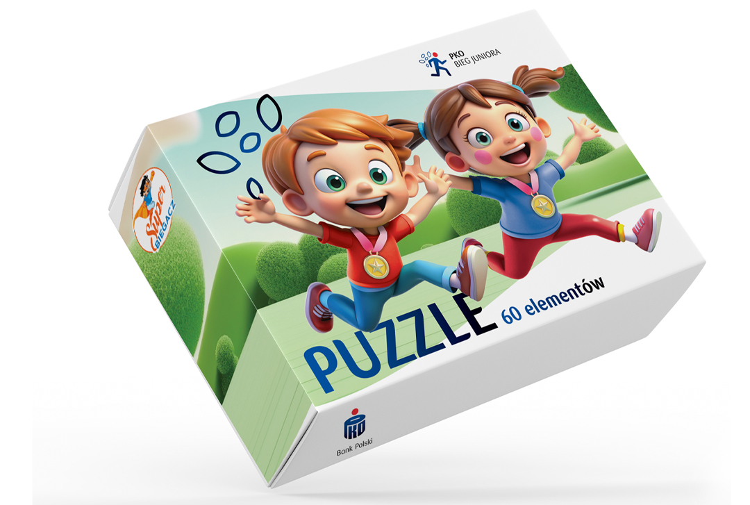 Wyjątkowe puzzle w pakietach PKO Biegu Juniora!